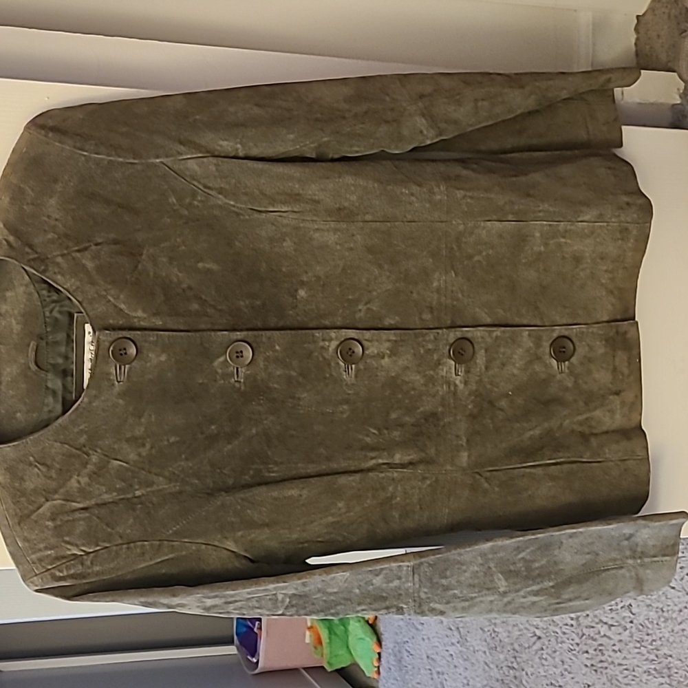 Vintage Coldwater Creek leather jacket sz small